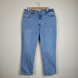 Abercrombie & Fitch Women's High Rise Jeans - Light Blue
